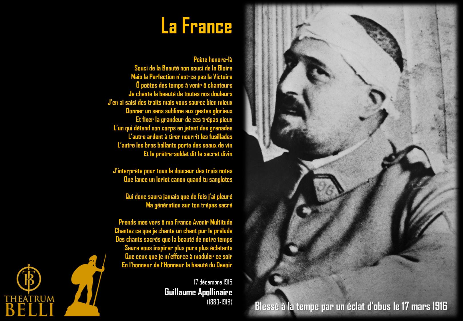 Ceci s'est passé un 17 Mars - Chronique culturelle- Histoire- Appolinaire