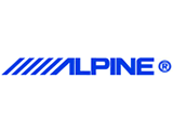 Alpine Logo für die Frontscheibe Alpine