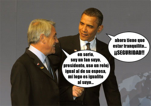 RIETE DE LOS POLITICOS caricatus de HUMOR - Página 14 Obama-pinera