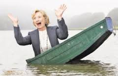Trump Can Sink Hillary If He Reveals 6 Blockbuster Emails In the Upcoming Debates Clinton-sinking-ship