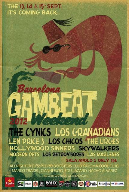 THE CYNICS - Septiembre 2012 GAMBEAT-WEEKEND-2012