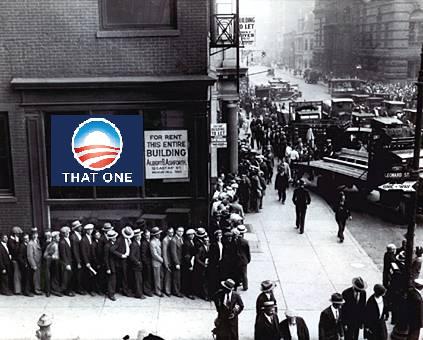 "Mission Accomplished"? Obama-unemployment-line1