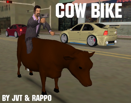 Gta'da Boğa 50_cow_bike