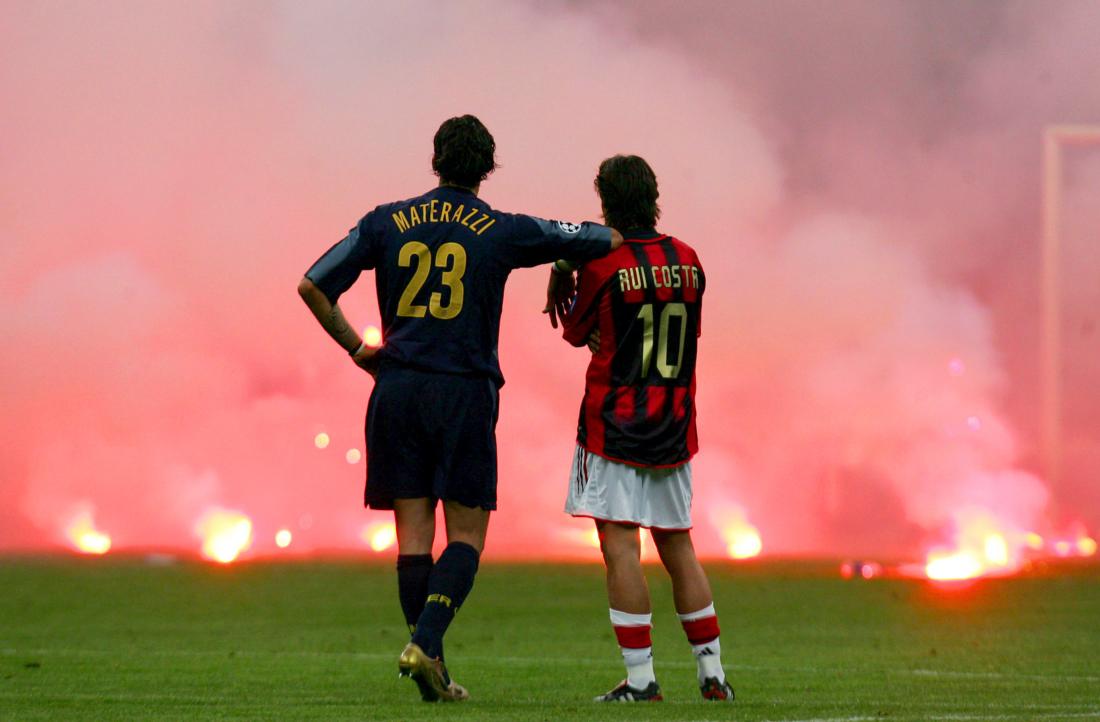 Derby della Madonnina/Derby Di Milano  Csportige.com_Rui-Costa_Materazzi