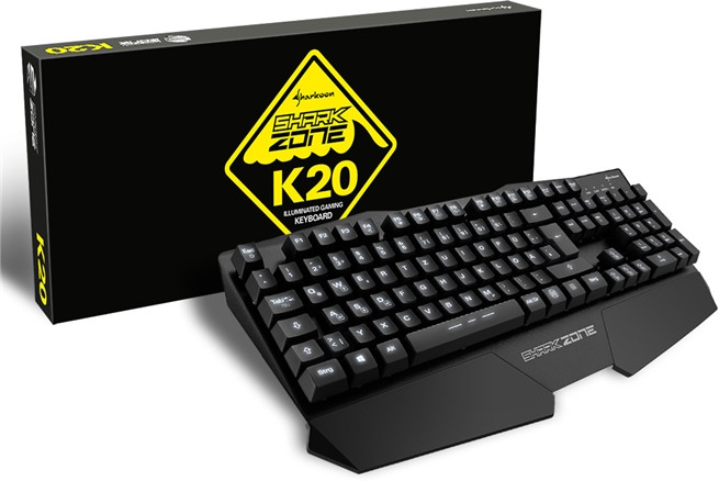 H Sharkoon ανακοίνωσε το SharkZone K20 Gaming πληκτρολόγιο 8c7c5024257ed8c811fa4030986a525e