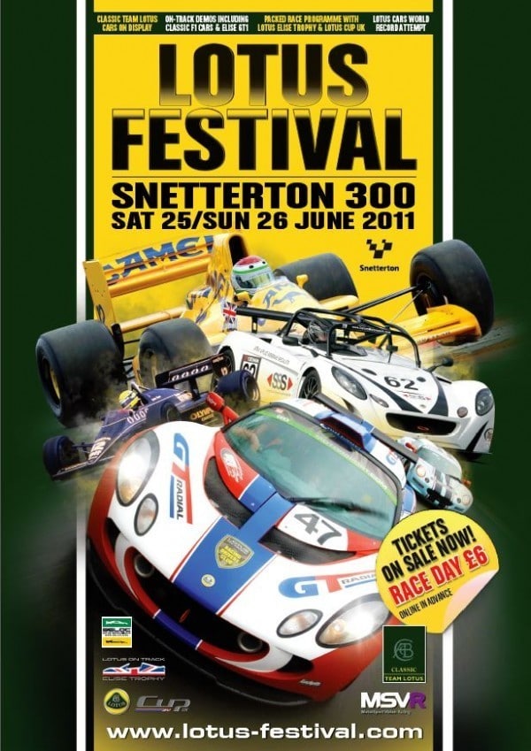 Lotus Festival 25-26 JUNE Snetterton! Lotus-Festival
