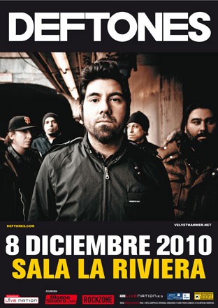 DEFTONES CONFIRMAN CONCIERTO ÚNICO EN NUESTRO PAÍS Deftones_riviera