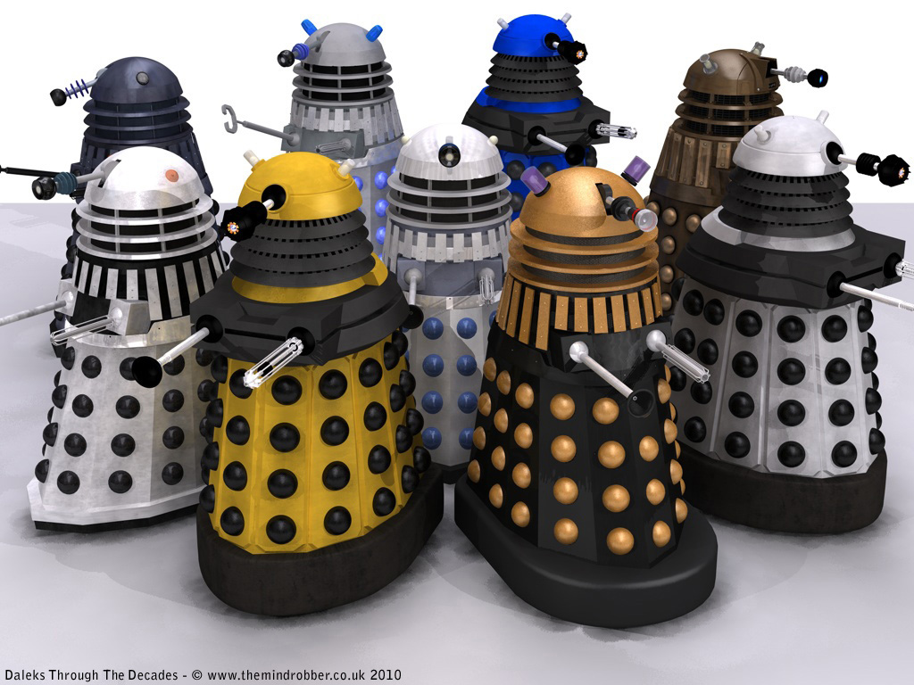 Doctor Who Many-dalek-variations
