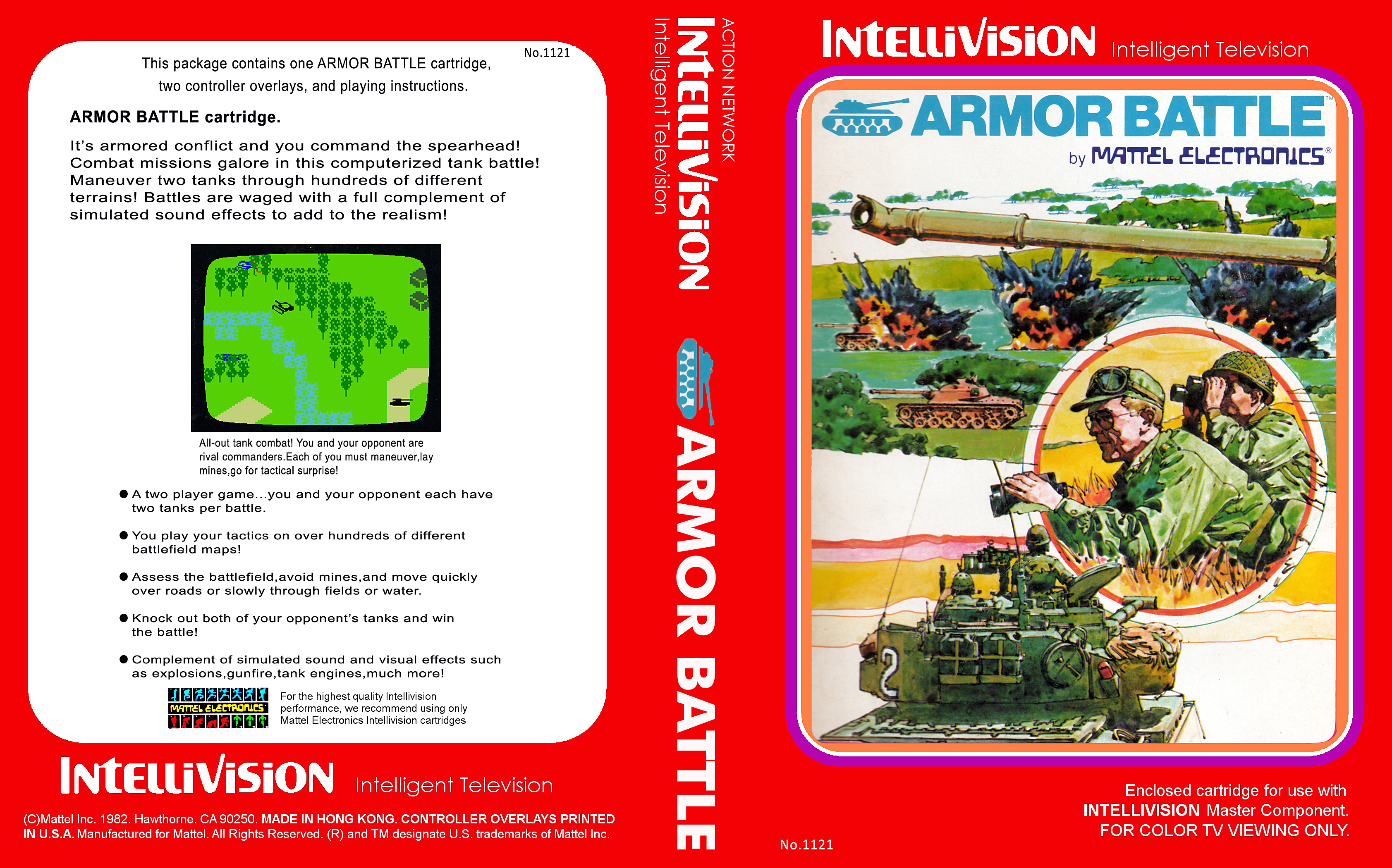 MANUAL JUEGO ARMOR BATTLE - INTELLIVISION Armor%20Battle