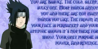 What Naruto Character Are You? 1339_Sasuke