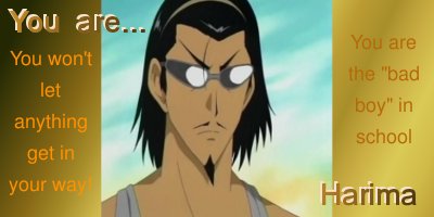 ¿Qué personaje de School Rumble eres? 2572_Harima_Kenji