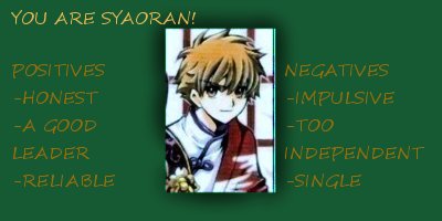 What's Persona 4 Characters are You ?? 2652_Syaoran