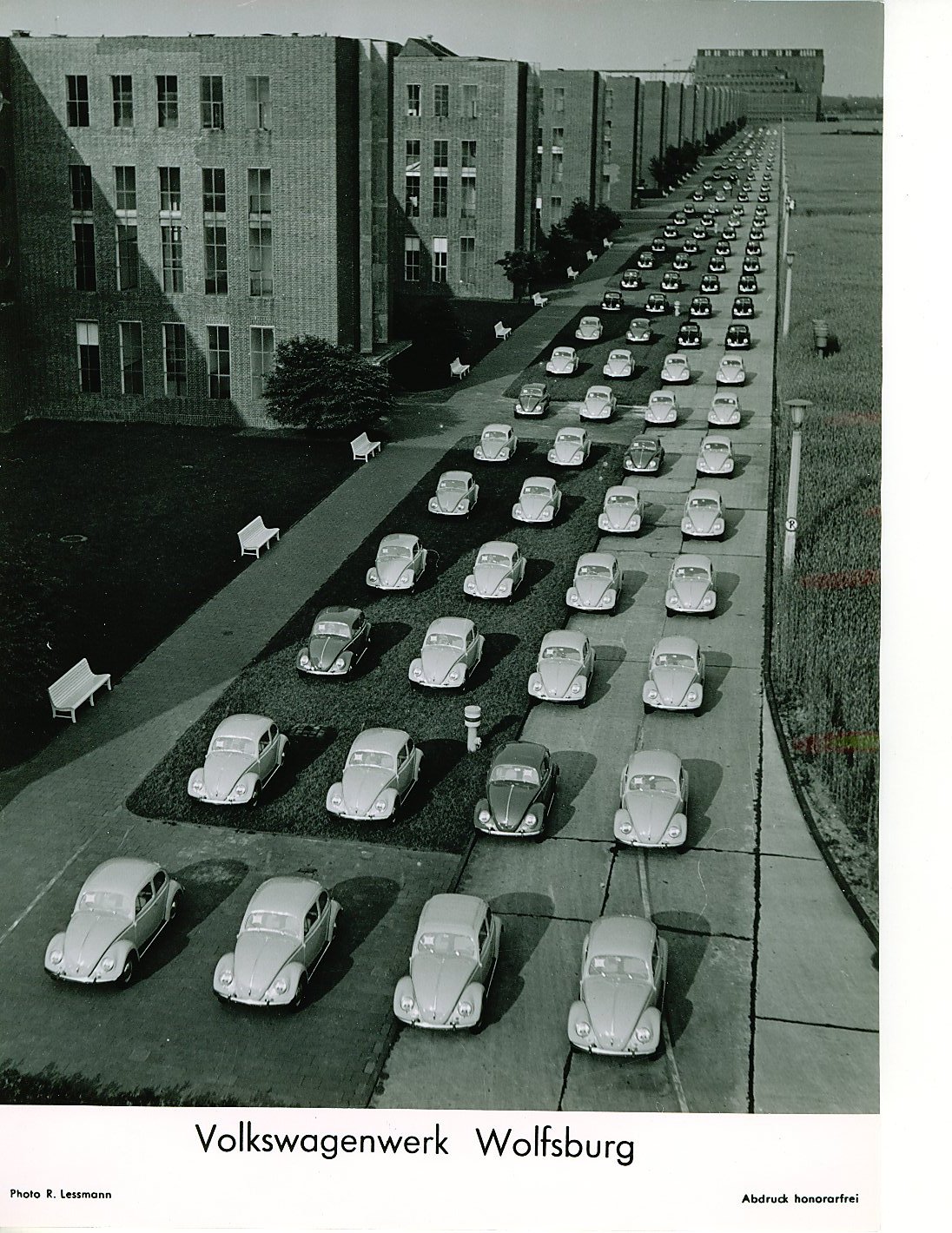  Welcome to Wolfsburg in 1973 Wolfsburg_beetle_lineup