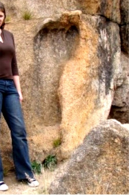 Has An Ancient Giant Handprint Been Found In A Cave In Nevada? Giant-Footprints-450x682