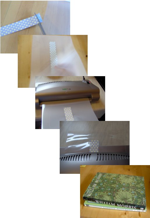 اعمال فنية بالمقص والورق تهبل Paper-weaving-bookmark-project-6