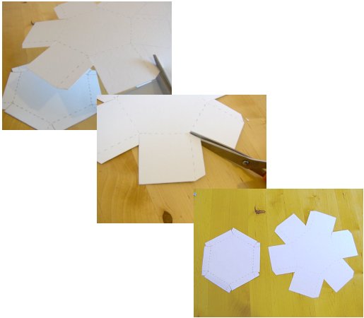 أشغال يدوية بالمقص والورق تهبل صور أفكار كتير Hexagon-box-2