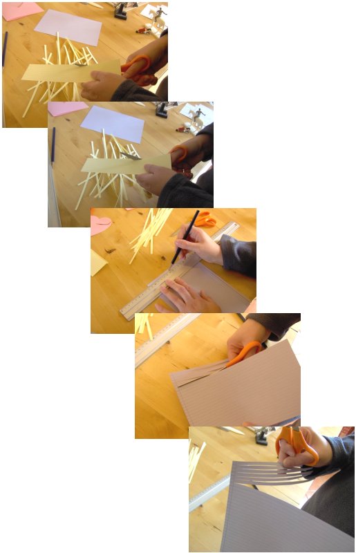 أشغال يدوية بالمقص والورق تهبل صور أفكار كتير Paper-weaving-greetings-card-project-3