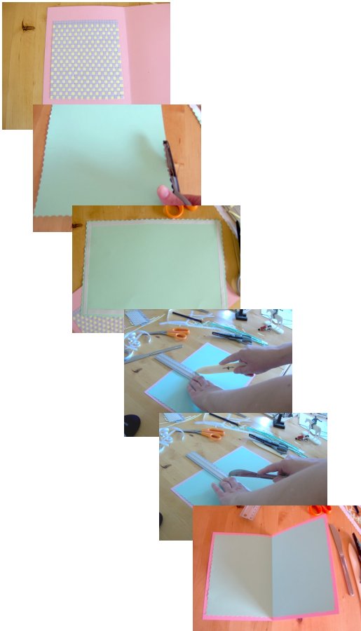 اشغال يدوية بالمقص والورق والقماش وأشياء اخرى جميلة جدا Paper-weaving-greetings-card-project-6