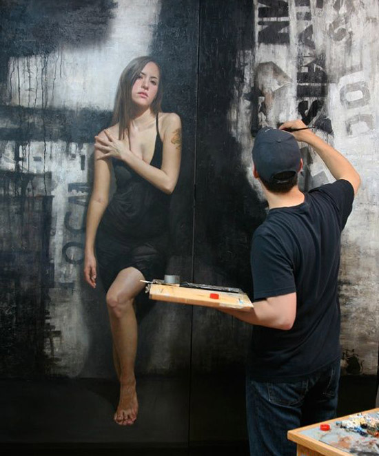 Now those are some realistic paintings! Realisticwalldrawings_01