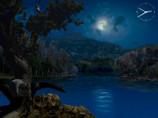 Sternensee 3D_Starry_Night_Lake_Scene_01