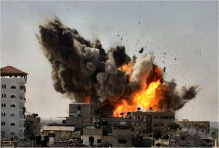 Ofensiva israelí contra Hamas en Gaza ya cobra 13 muertos Palestina_gaza_drones_bomb_450