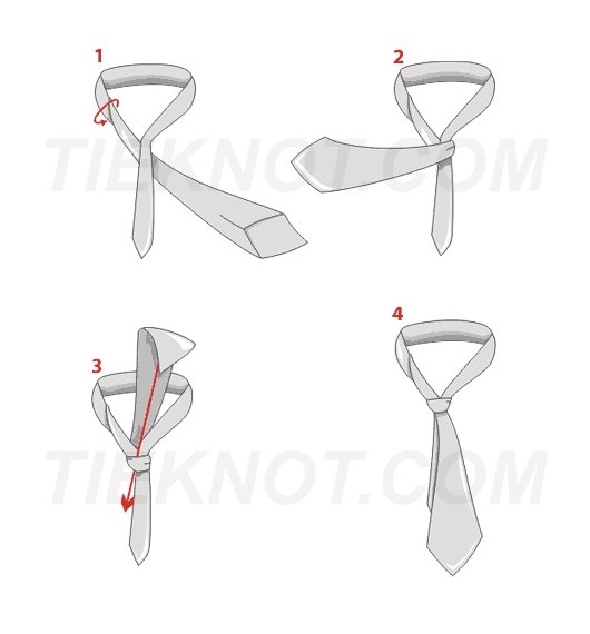 طريقة ربط الكرفته Small-knot