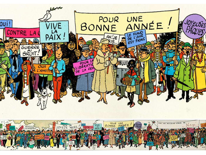 ♥♥♥   Bonne et Heureuse Année 2018 ♥♥♥ - Page 2 Tintin_voeux_07