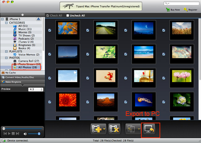 Mac iPhone Transfer - How to Transfer iPhone Photo to Mac & Add Ringtone to iPhone Transfer-image