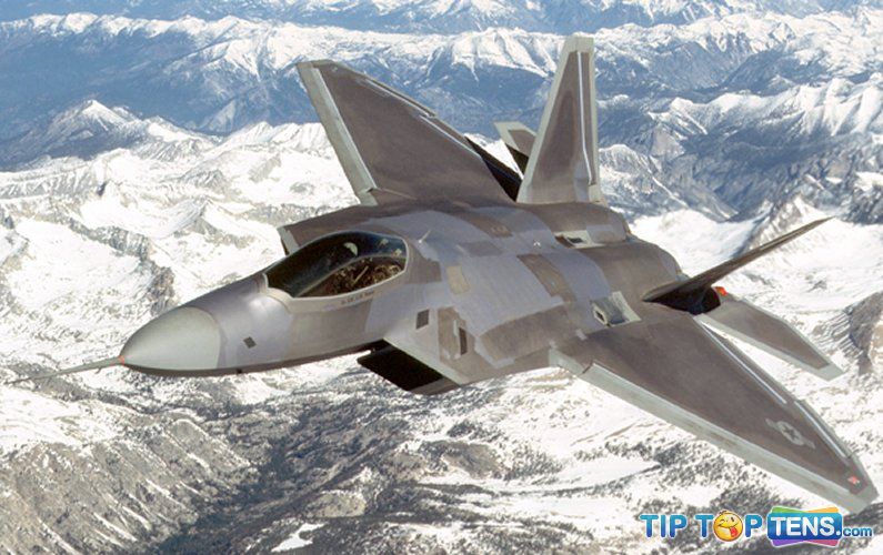 اقوى عشر مقاتلات جيل خامس فى العالم  F-22