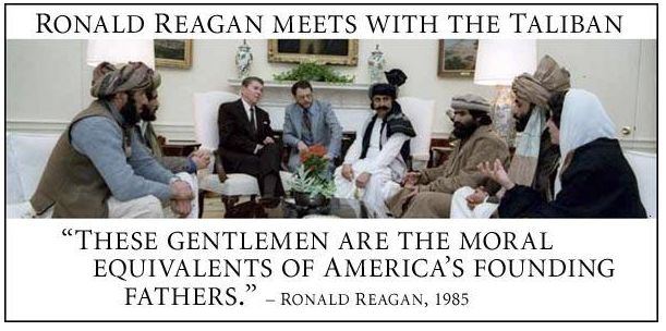 SAD-e na sve načine hoće zaštiti ISIL od Rusije Ronald-reagan-meets-the-taliban