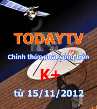 BTV2, Let's Viet, TodayTV và Thuần Việt lên sóng K+ từ 15/11/2012  Kplus1