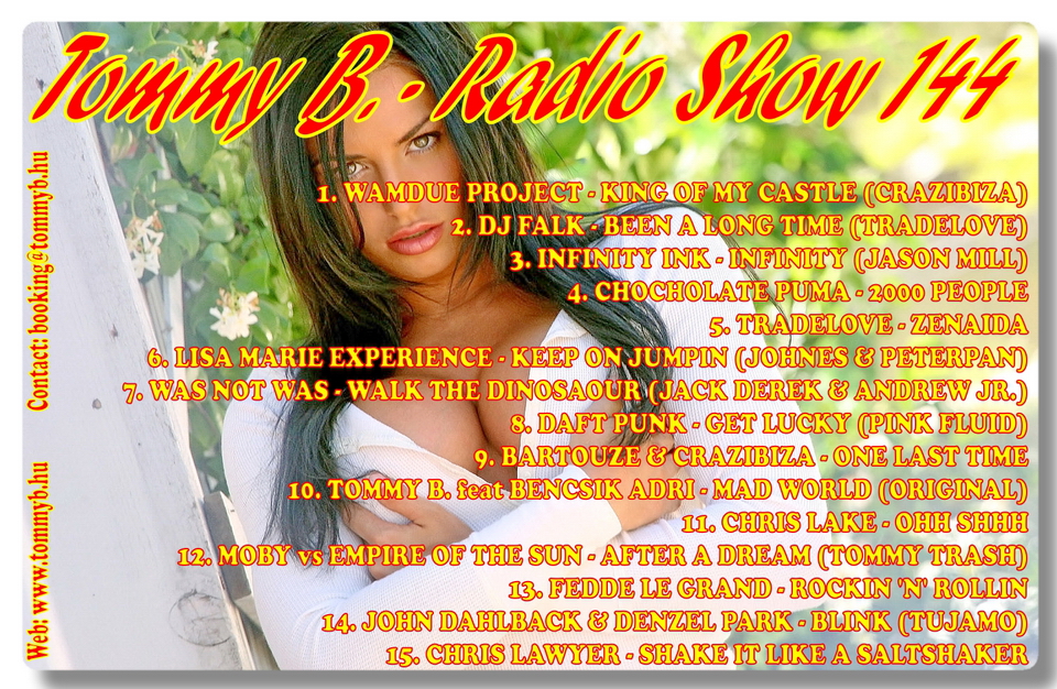 Tommy B. - Radio Show 144 Radio_show_144