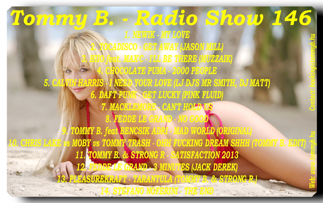 Tommy B. - Radio Show 146 Radio_show_146