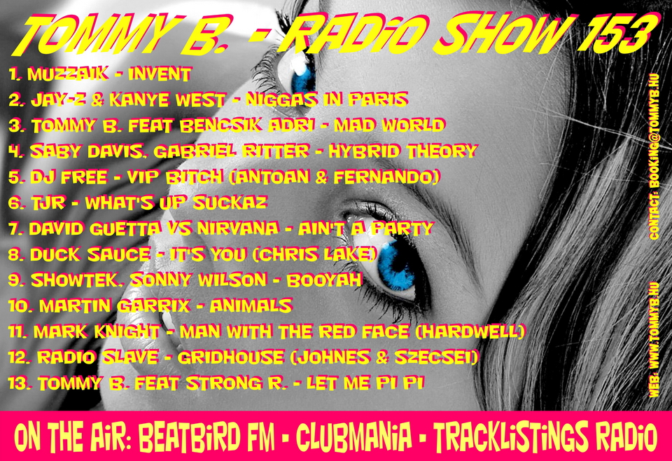 Tommy B. - Radio Show 153 Radio_show_153