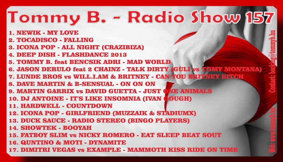 Tommy B. - Radio Show 157 Radio_show_157