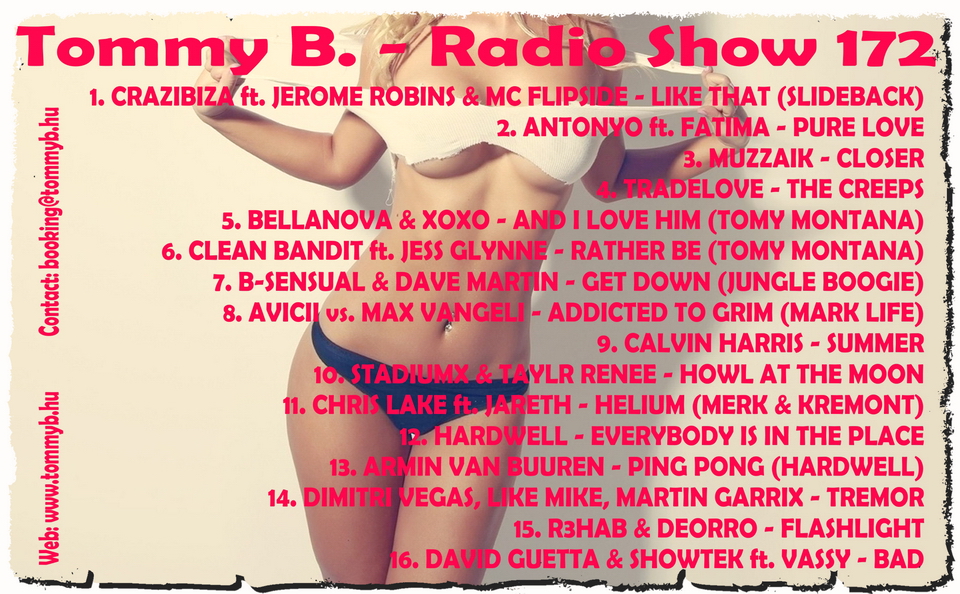 Tommy B. - Radio Show 172 Radio_show_172