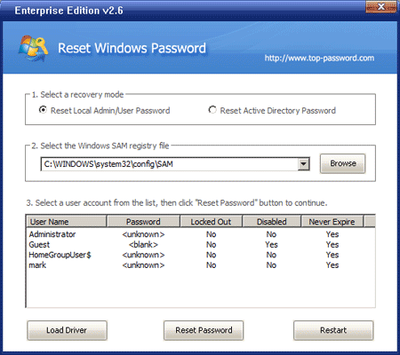 Reset Windows Password 1.90 Windows_pwd_small