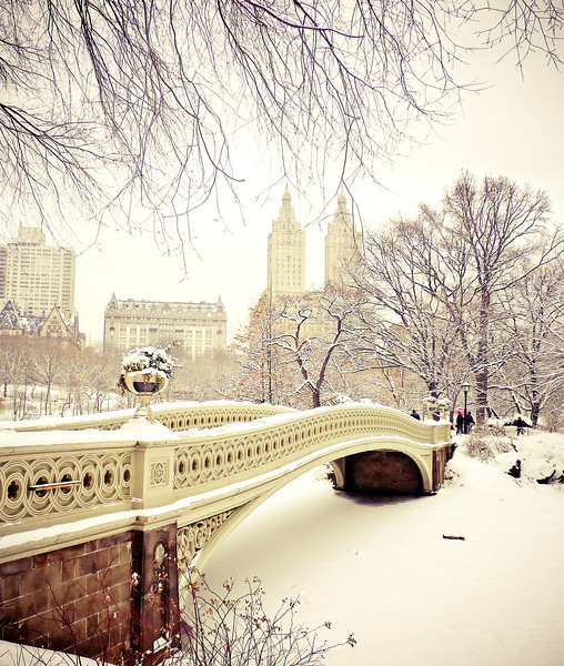 Mùa đông khắp nơi. Central-Park-Winter-Snow-at-Bow-Bridge-New-York-City-L