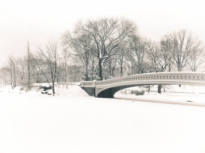 Mùa đông khắp nơi. Serenity-Bow-Bridge-in-the-Snow-Central-Park-Winter-New-York-City-L-718x535