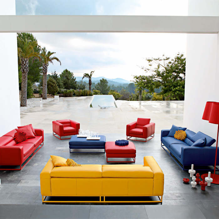 أرائك ملونة Roche-bobois-couches