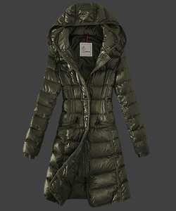 2014 جديد! Moncler Hermine أسفل معاطف النسائية جيش صامد للريح ال