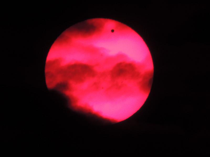 SOLAR eclipse of VENUS 06.06.2012 with  NIKON P510 Vs15