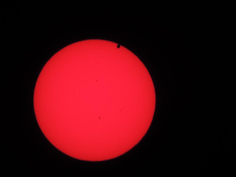 SOLAR eclipse of VENUS 06.06.2012 with  NIKON P510 Vs29