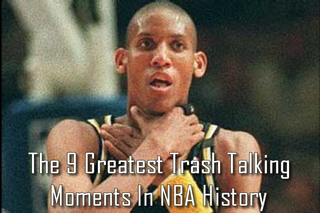 Greatest Trash Talking Moments in NBA History Reggie-miller-choke-trash-talk