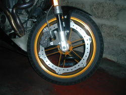 version black métal par serial stunter Disque-buell