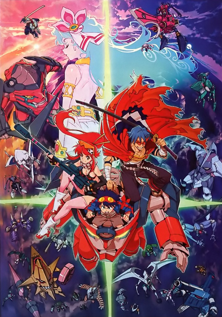 Tengen Toppa Gurren Lagann (El anime mas épico jamas creado) Gurren-Lagann-Poster