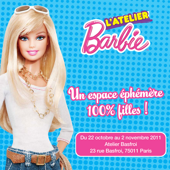 L’Atelier Barbie, un espace éphémère inédit !  Atelier-Barbie-01