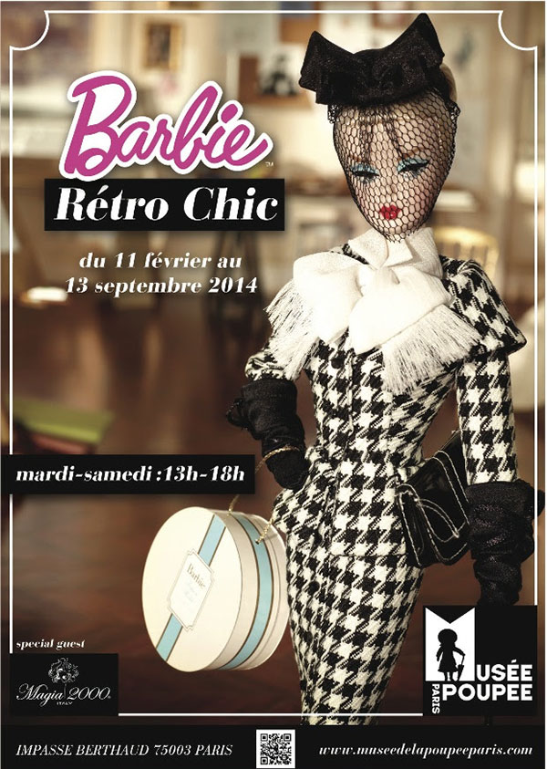 EXPO AU MUSEE DE LA POUPEE PARIS - JANVIER 2014 Barbieretrochic-expo-affiche