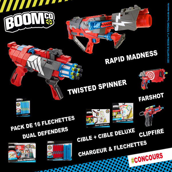 Concours BOOMco : Gagnez des Blasters et des accessoires BOOMco1