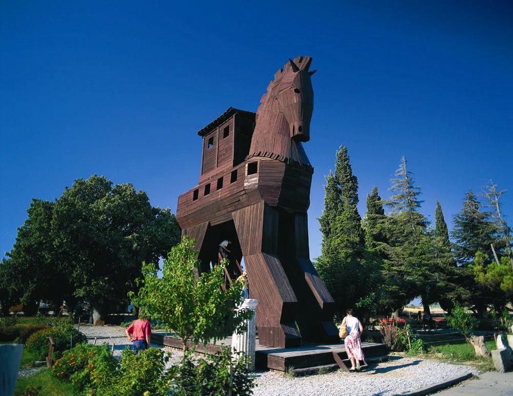 ANAKKALEDEN GRNTLER Troje-Canakkale